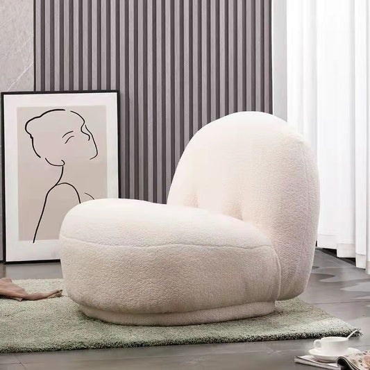 Alva Berber Fleece Chair - Arctic Lounge
