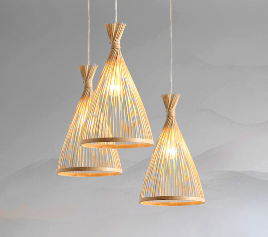 Elísabet Bamboo Chandelier - Arctic Lounge