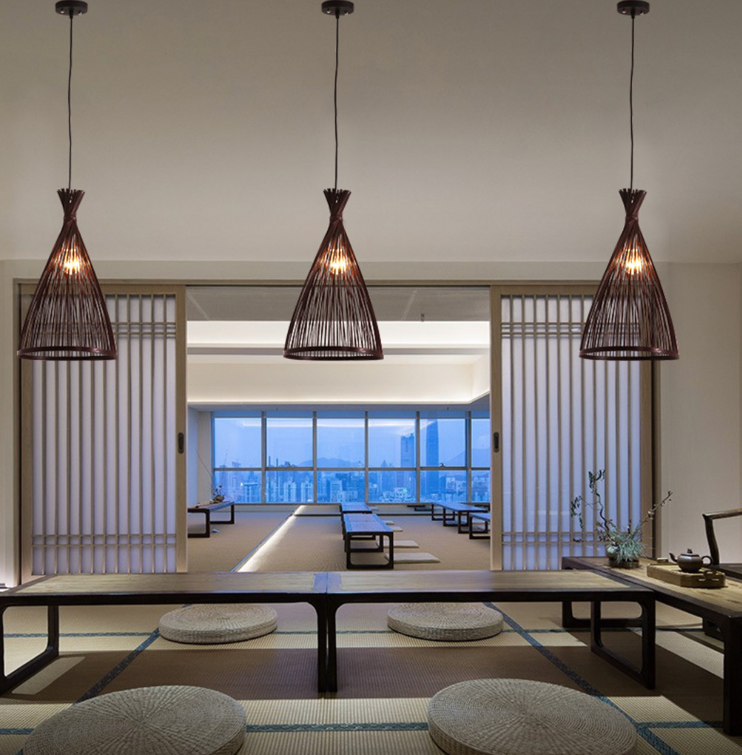 Elísabet Bamboo Chandelier - Arctic Lounge
