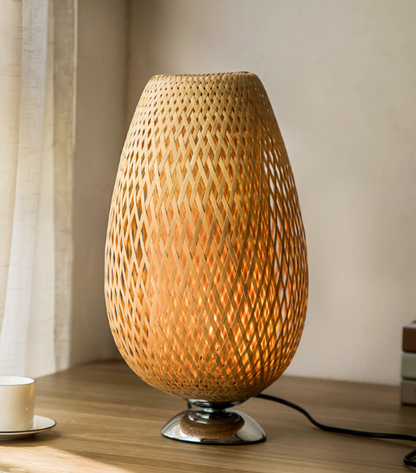 Erla Rattan Table Lamp - Arctic Lounge