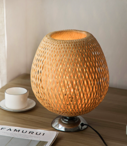 Erla Rattan Table Lamp - Arctic Lounge