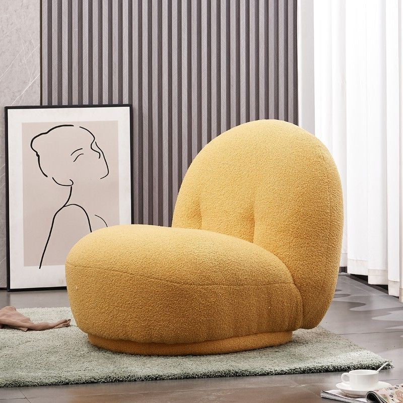 Alva Berber Fleece Chair - Arctic Lounge