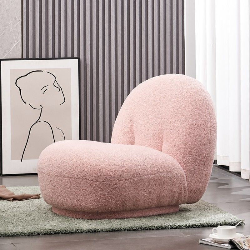 Alva Berber Fleece Chair - Arctic Lounge