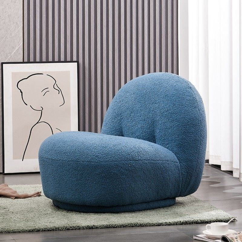 Alva Berber Fleece Chair - Arctic Lounge