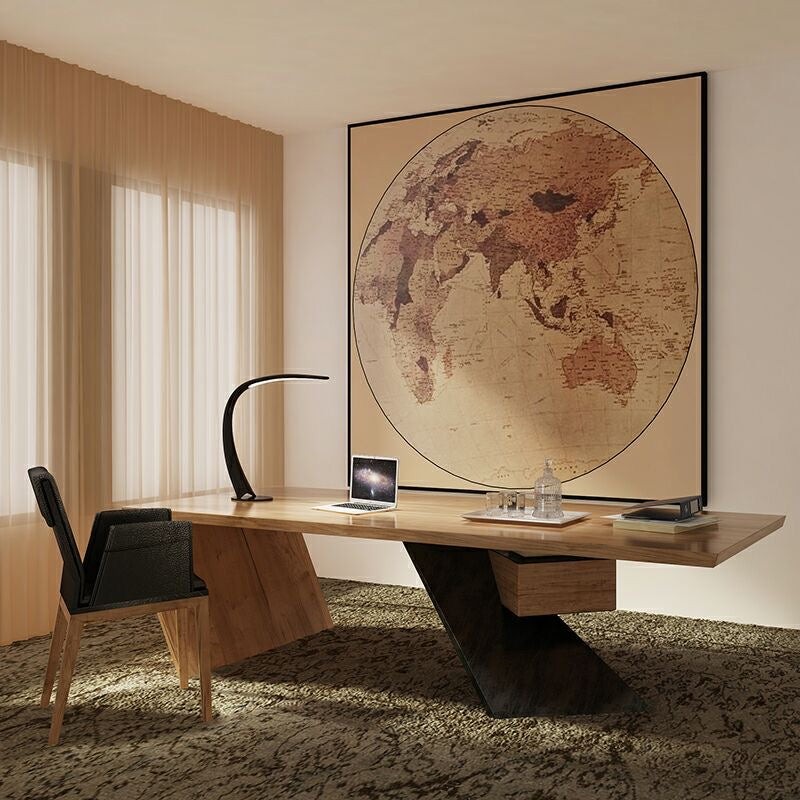 Zera Wooden Office Desk - Arctic Lounge