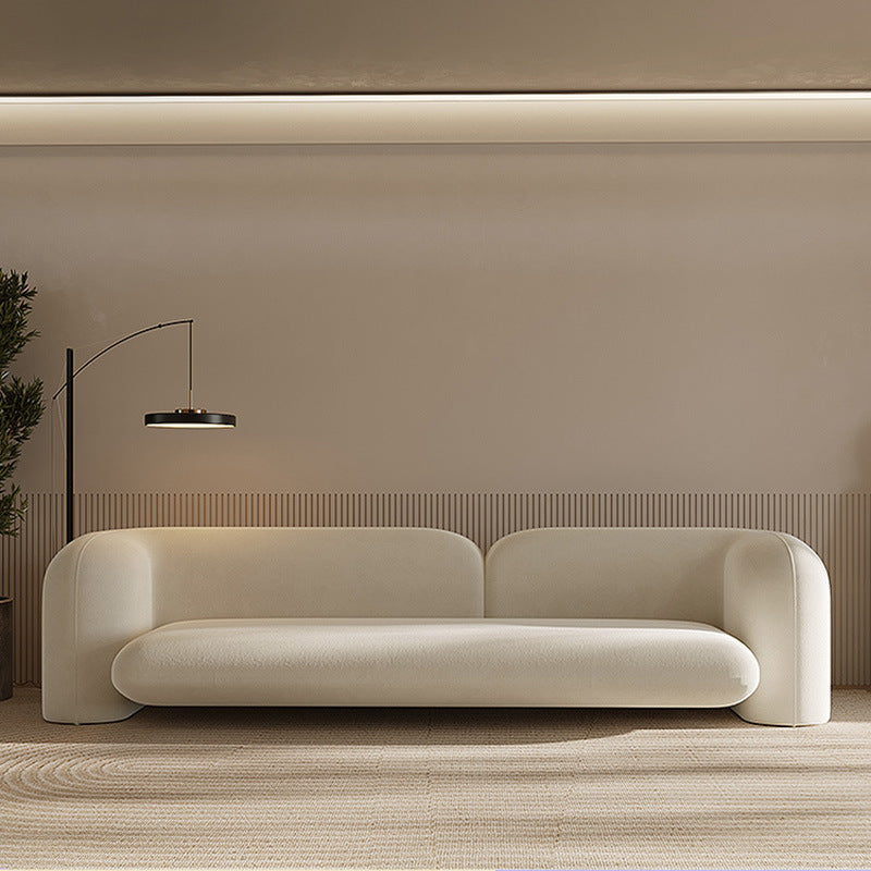 Cream contemporary sofa discount