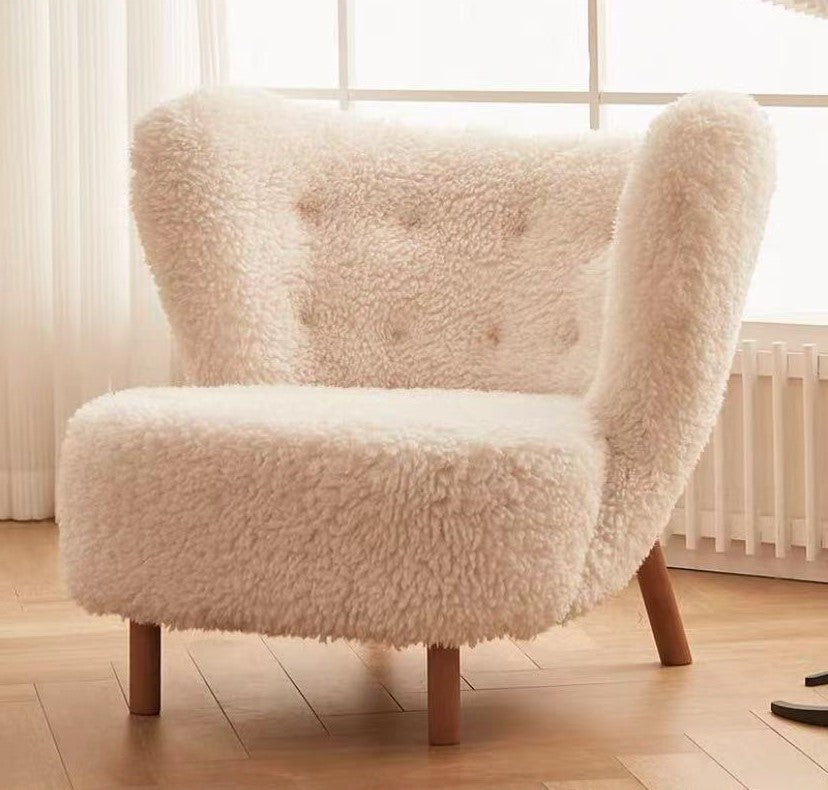 Ingrid Fluffy Chair - Arctic Lounge