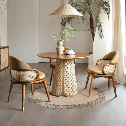 Brynjar Wooden Dining Table & Chair - Arctic Lounge