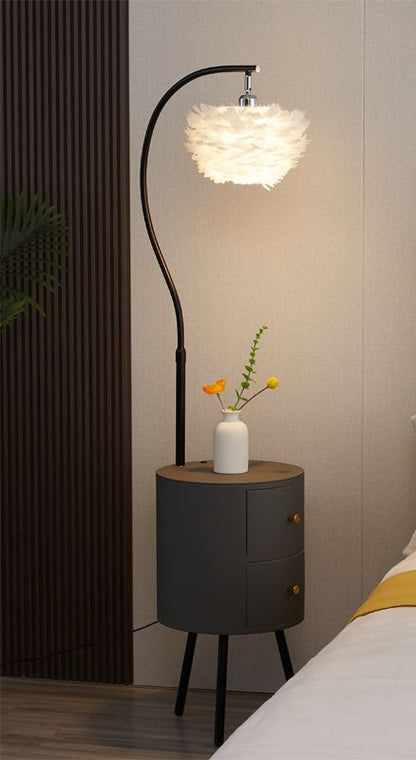 Þórunn Night Stand with Lamp - Arctic Lounge