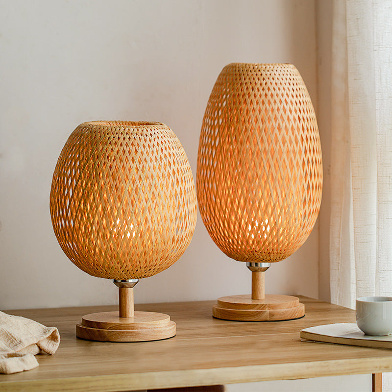 Erla Rattan Table Lamp - Arctic Lounge