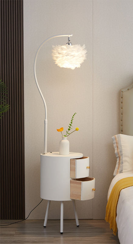 Þórunn Night Stand with Lamp