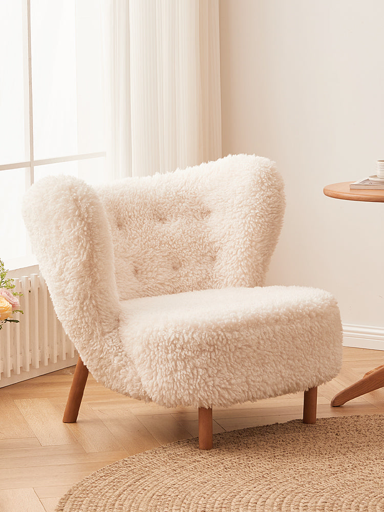 Ingrid Fluffy Chair - Arctic Lounge