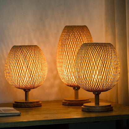 Erla Rattan Table Lamp - Arctic Lounge