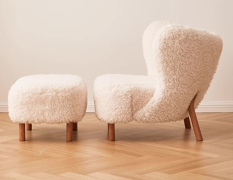 Ingrid Fluffy Chair - Arctic Lounge