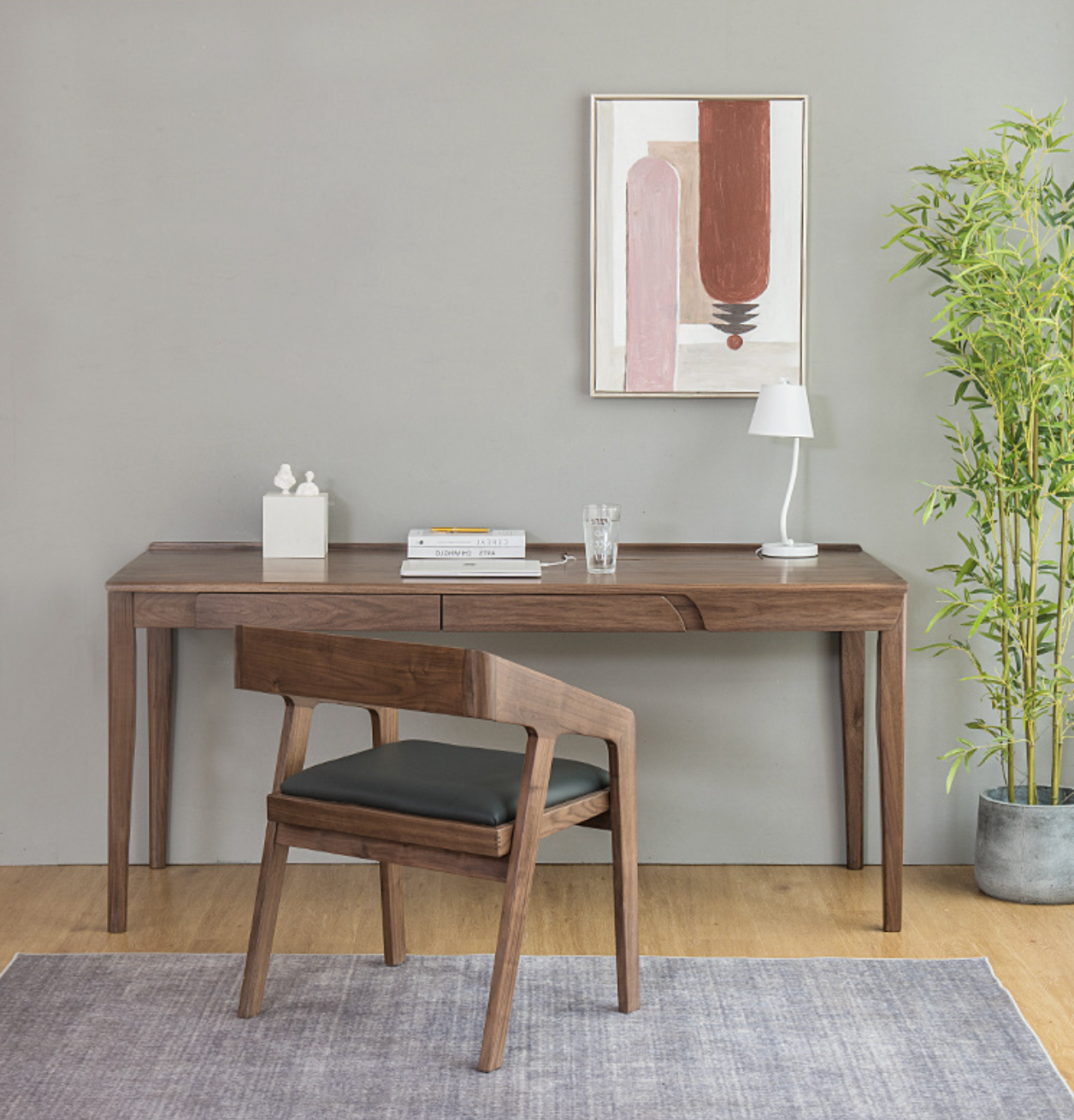 Halldóra Walnut Work Desk - Arctic Lounge