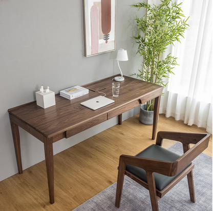 Halldóra Walnut Work Desk - Arctic Lounge