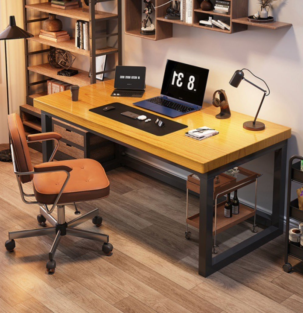 Harpa Solid Wood Work Desk - Arctic Lounge