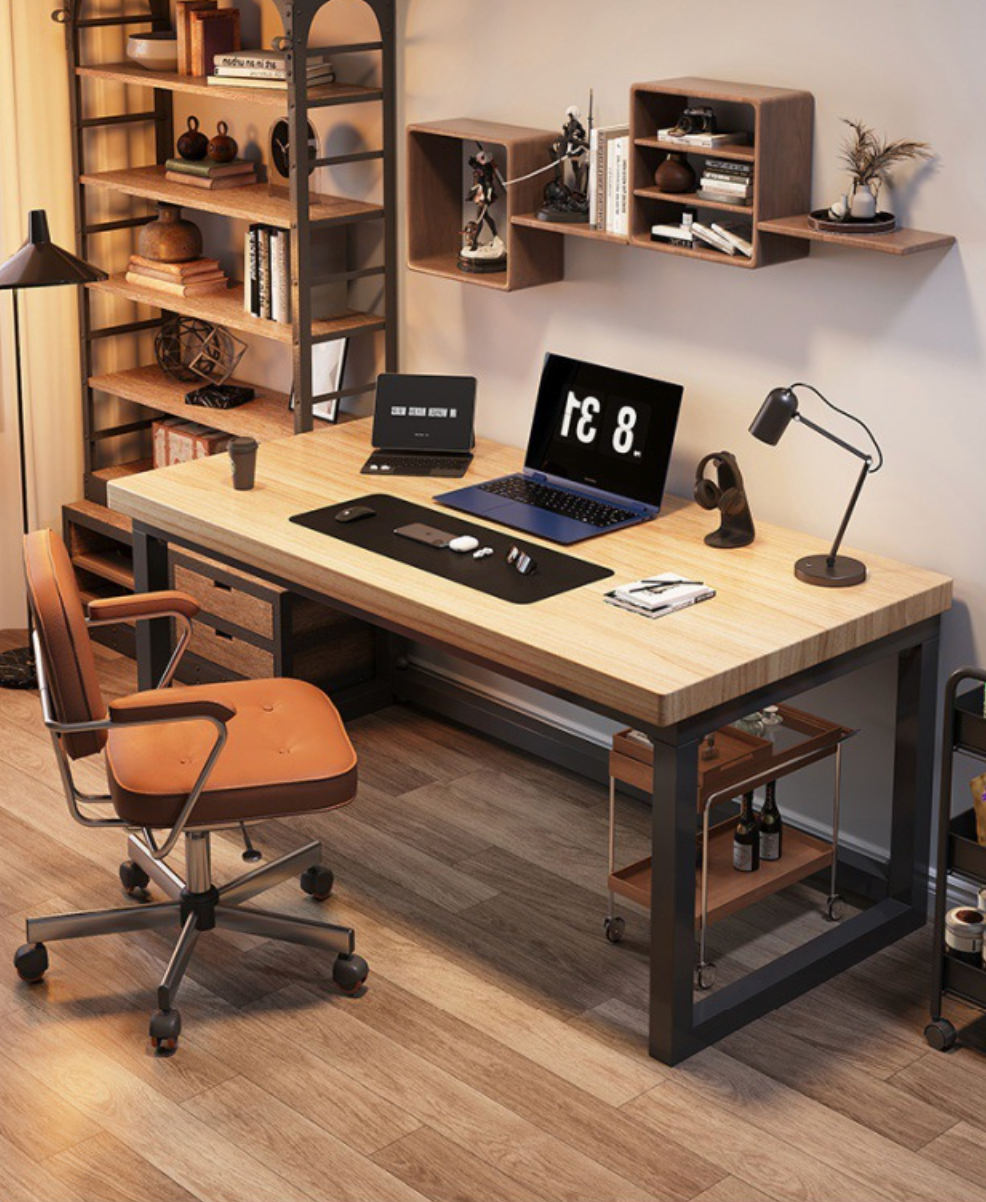 Harpa Solid Wood Work Desk - Arctic Lounge