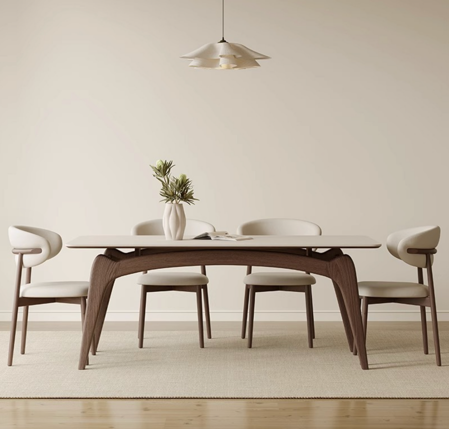 Guðrún Ash Dining Table - Arctic Lounge