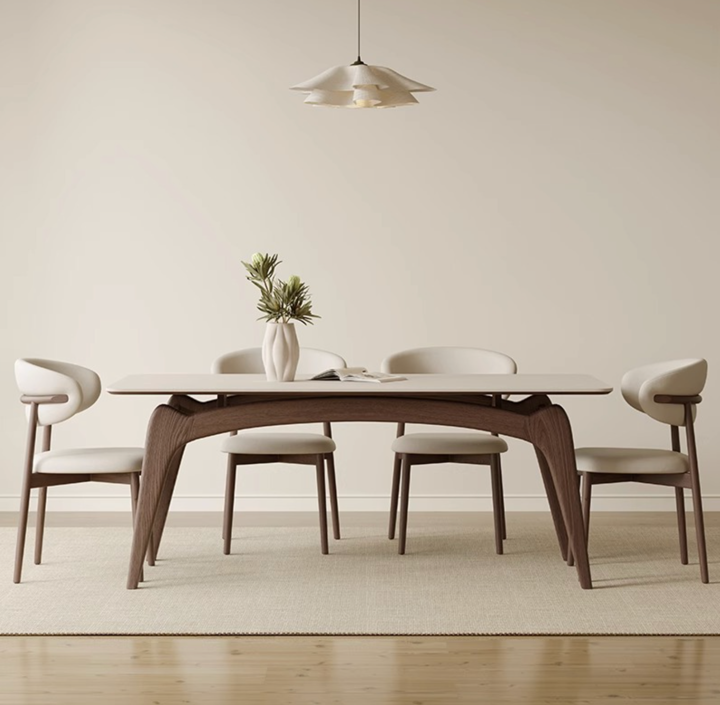 Guðrún Ash Dining Table - Arctic Lounge