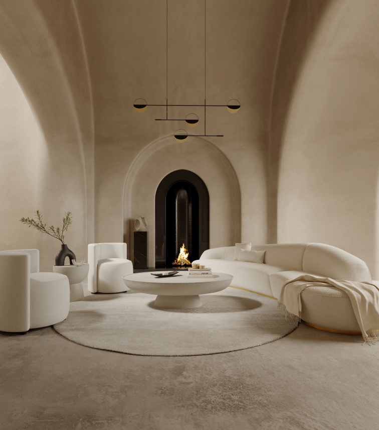 Uchechi Coffee Table - Arctic Lounge