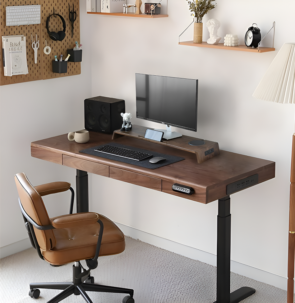 Biorg Wooden Electric Standing Desk